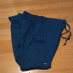 S Grey's Anatomy Scrub Pants Women's  Blue Green Bottoms